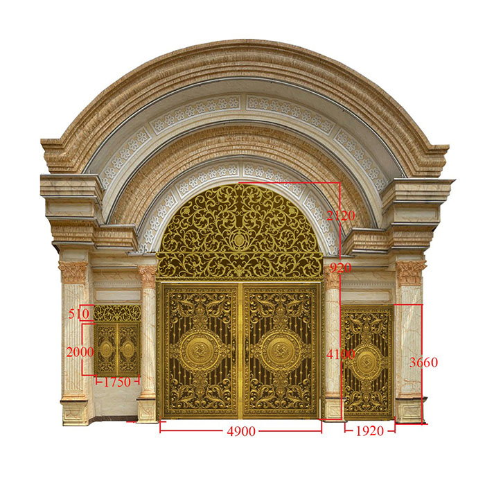 Bản vẽ thiết kế trụ cổng
